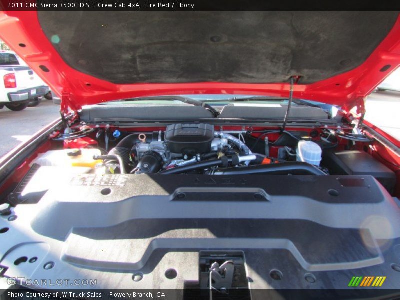 Fire Red / Ebony 2011 GMC Sierra 3500HD SLE Crew Cab 4x4