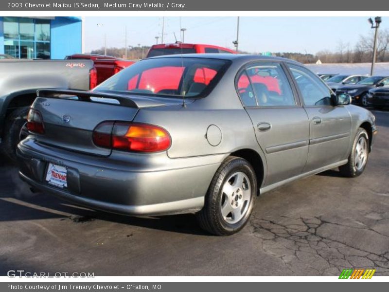 Medium Gray Metallic / Gray 2003 Chevrolet Malibu LS Sedan