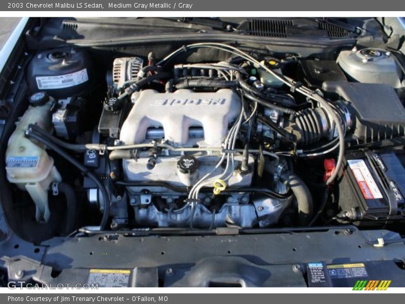 Medium Gray Metallic / Gray 2003 Chevrolet Malibu LS Sedan