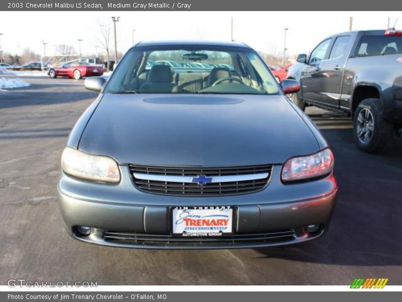 Medium Gray Metallic / Gray 2003 Chevrolet Malibu LS Sedan