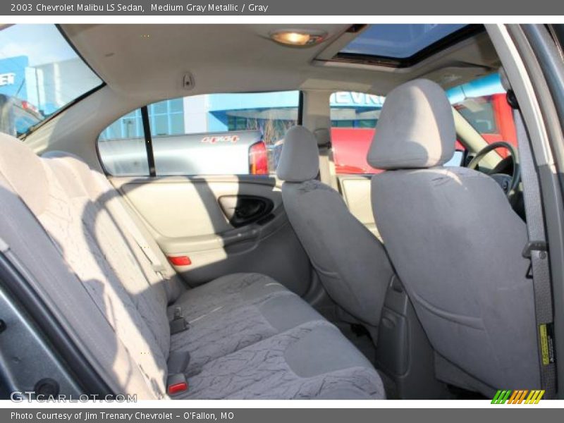 Medium Gray Metallic / Gray 2003 Chevrolet Malibu LS Sedan