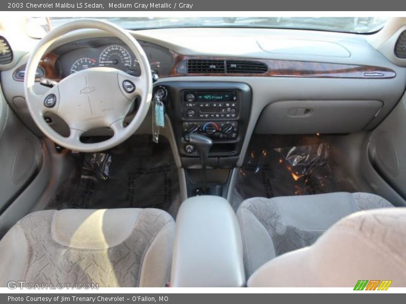 Medium Gray Metallic / Gray 2003 Chevrolet Malibu LS Sedan