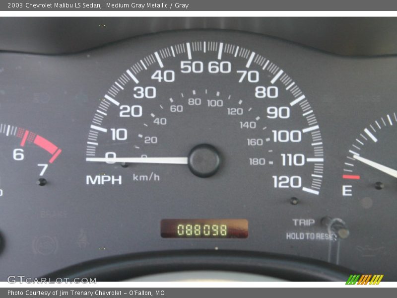 Medium Gray Metallic / Gray 2003 Chevrolet Malibu LS Sedan