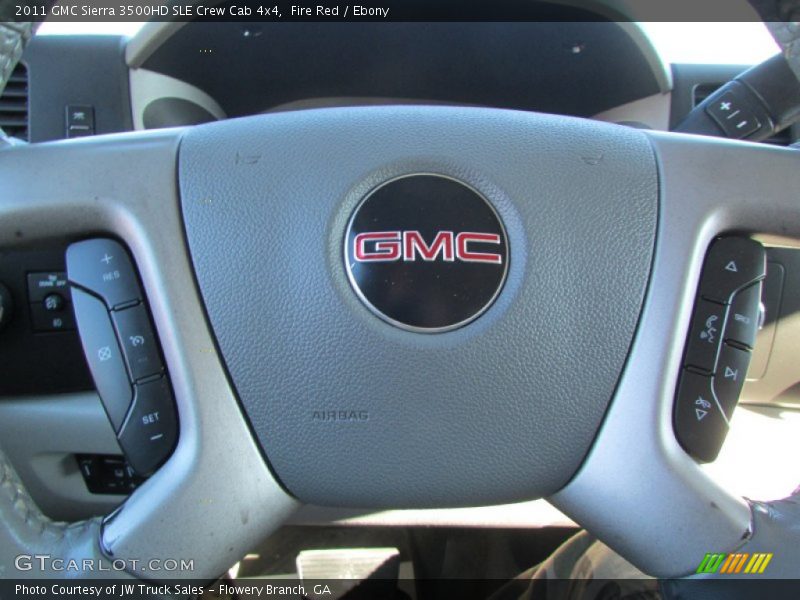 Fire Red / Ebony 2011 GMC Sierra 3500HD SLE Crew Cab 4x4