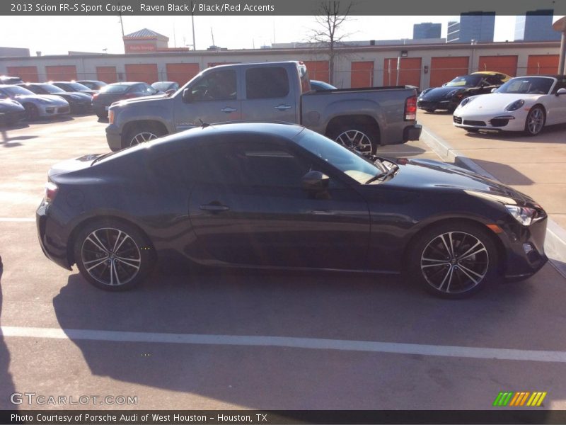 Raven Black / Black/Red Accents 2013 Scion FR-S Sport Coupe