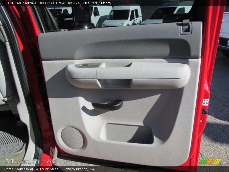 Fire Red / Ebony 2011 GMC Sierra 3500HD SLE Crew Cab 4x4