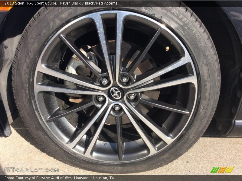 Raven Black / Black/Red Accents 2013 Scion FR-S Sport Coupe