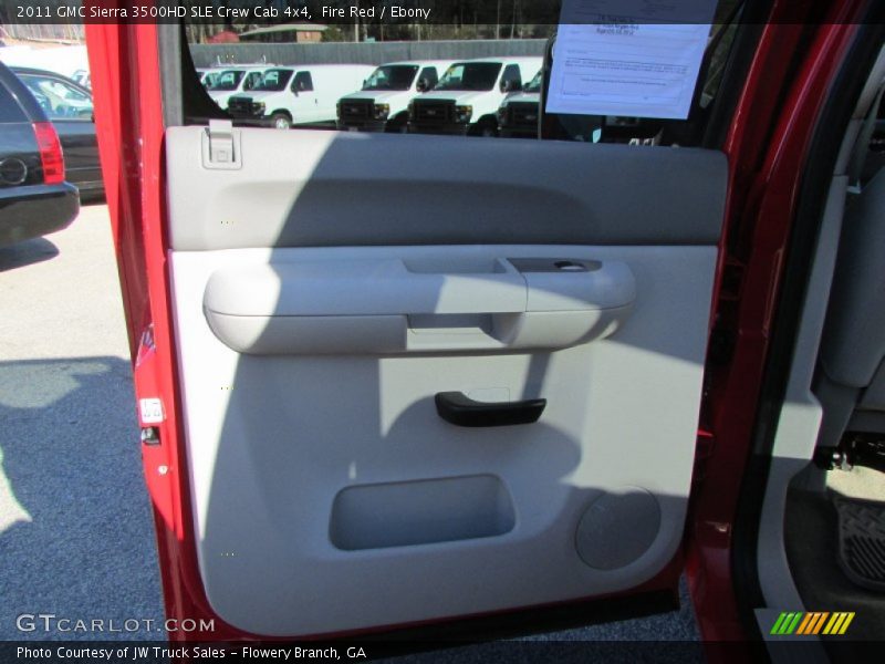 Fire Red / Ebony 2011 GMC Sierra 3500HD SLE Crew Cab 4x4