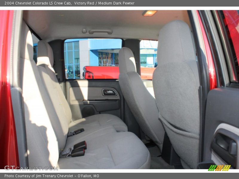 Victory Red / Medium Dark Pewter 2004 Chevrolet Colorado LS Crew Cab