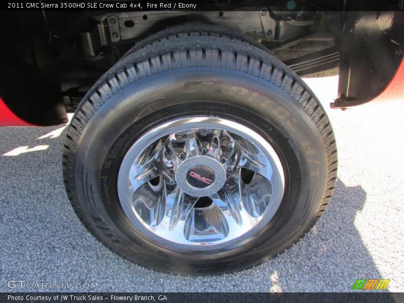 Fire Red / Ebony 2011 GMC Sierra 3500HD SLE Crew Cab 4x4