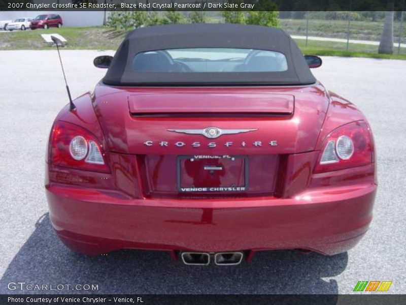  2007 Crossfire SE Roadster Blaze Red Crystal Pearlcoat