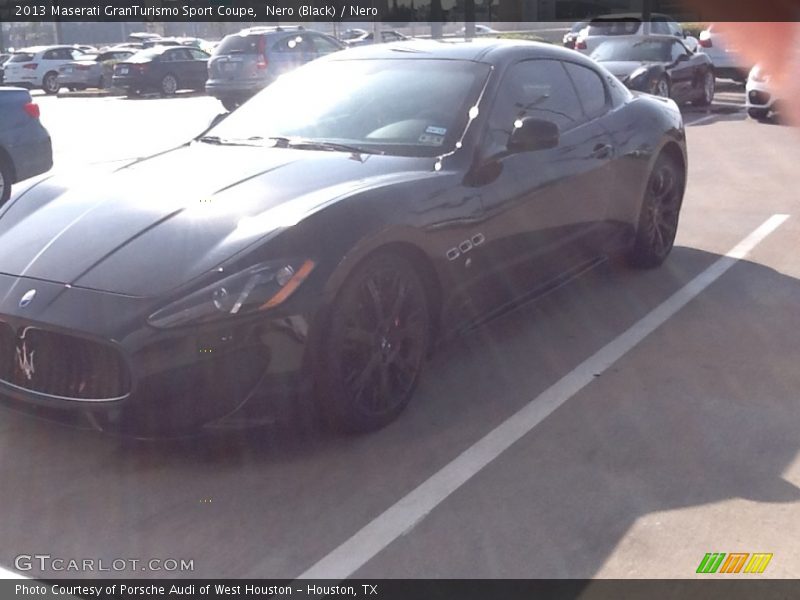 Nero (Black) / Nero 2013 Maserati GranTurismo Sport Coupe