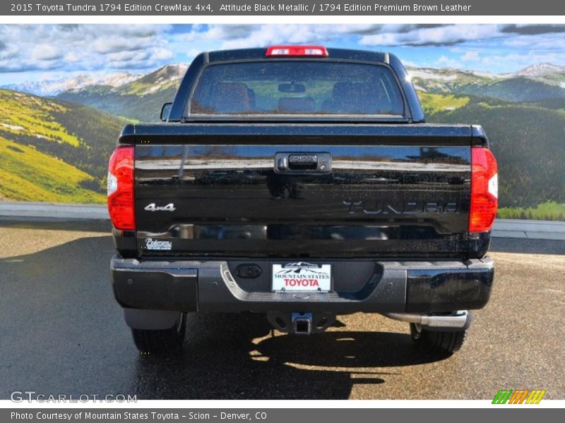 Attitude Black Metallic / 1794 Edition Premium Brown Leather 2015 Toyota Tundra 1794 Edition CrewMax 4x4