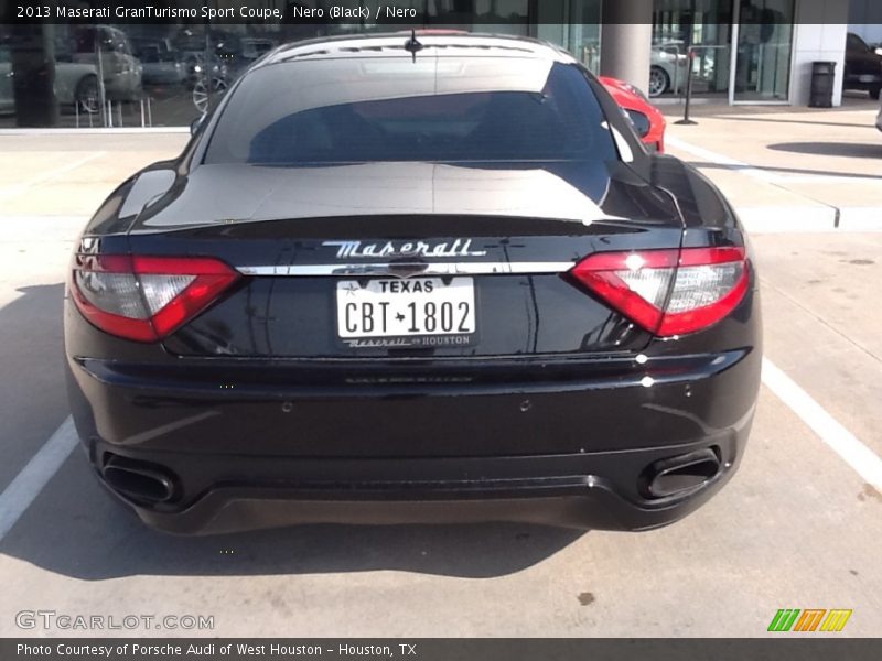 Nero (Black) / Nero 2013 Maserati GranTurismo Sport Coupe