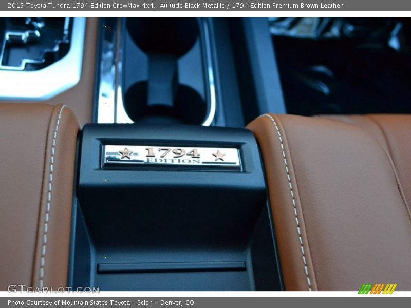 Attitude Black Metallic / 1794 Edition Premium Brown Leather 2015 Toyota Tundra 1794 Edition CrewMax 4x4