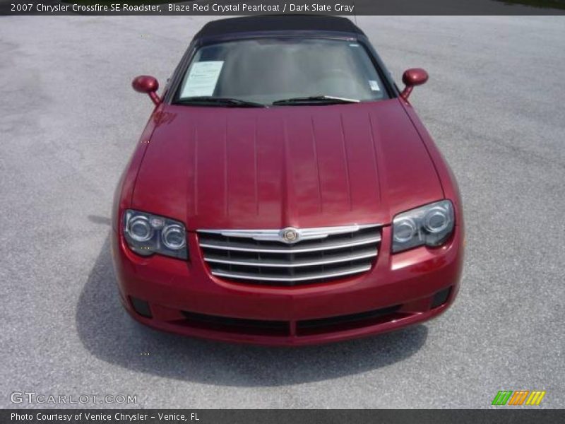 Blaze Red Crystal Pearlcoat / Dark Slate Gray 2007 Chrysler Crossfire SE Roadster