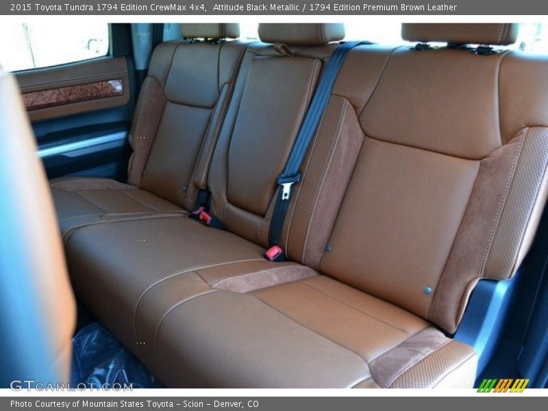 Attitude Black Metallic / 1794 Edition Premium Brown Leather 2015 Toyota Tundra 1794 Edition CrewMax 4x4