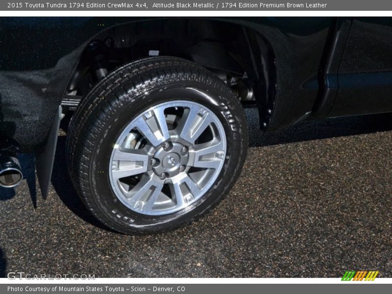 Attitude Black Metallic / 1794 Edition Premium Brown Leather 2015 Toyota Tundra 1794 Edition CrewMax 4x4