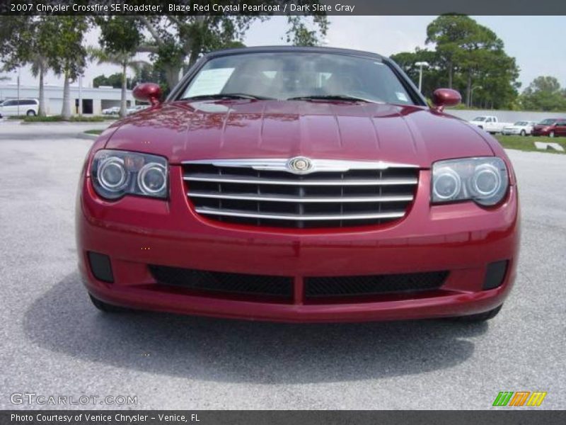 Blaze Red Crystal Pearlcoat / Dark Slate Gray 2007 Chrysler Crossfire SE Roadster