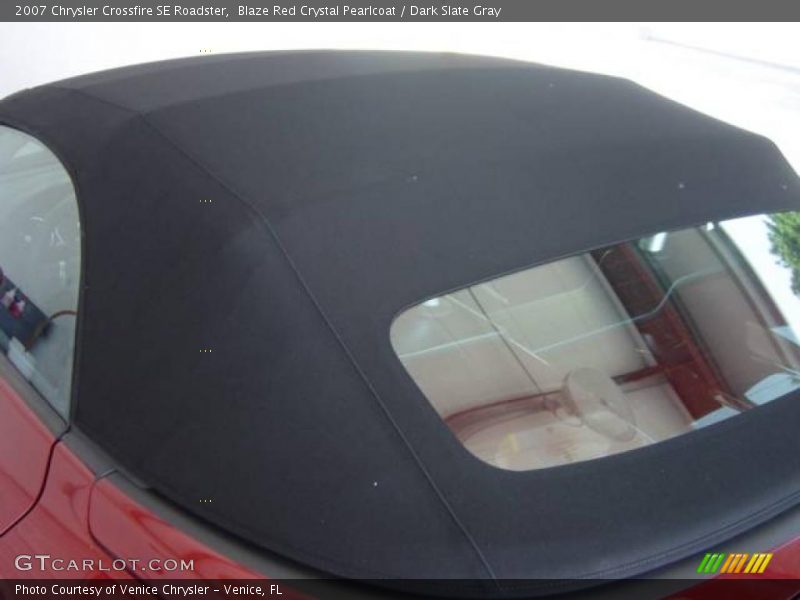 Blaze Red Crystal Pearlcoat / Dark Slate Gray 2007 Chrysler Crossfire SE Roadster