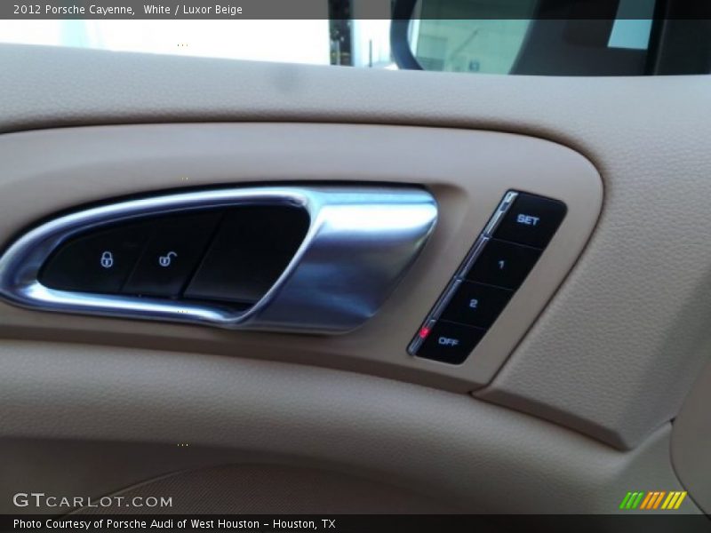 White / Luxor Beige 2012 Porsche Cayenne