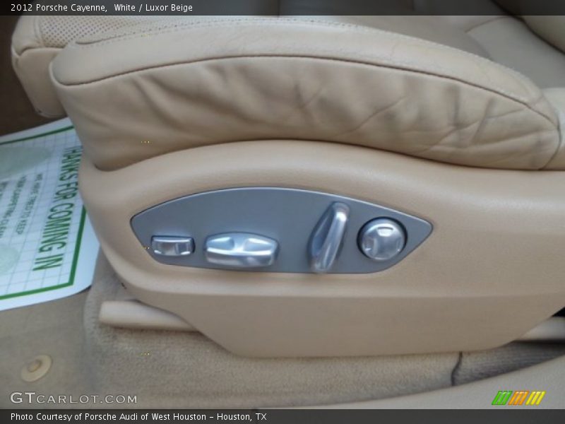 White / Luxor Beige 2012 Porsche Cayenne
