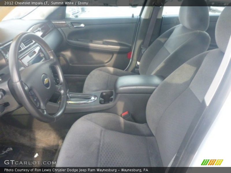 Summit White / Ebony 2012 Chevrolet Impala LT