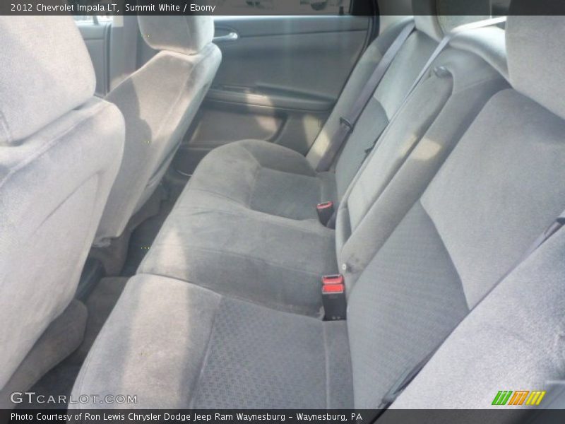 Summit White / Ebony 2012 Chevrolet Impala LT