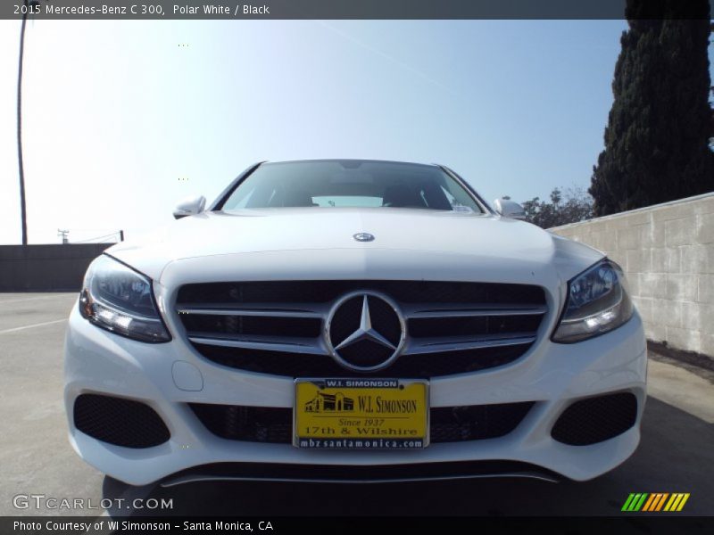 Polar White / Black 2015 Mercedes-Benz C 300