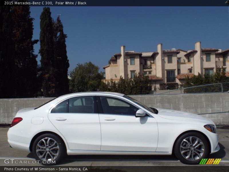 Polar White / Black 2015 Mercedes-Benz C 300