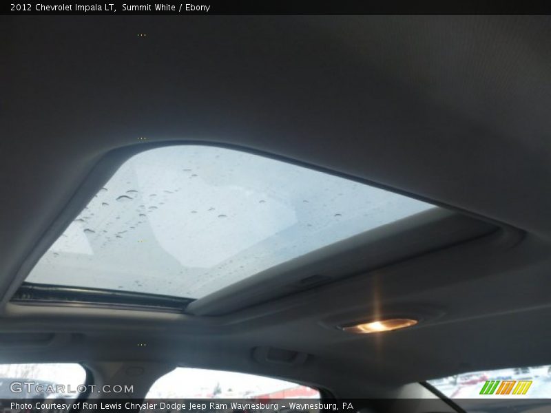 Summit White / Ebony 2012 Chevrolet Impala LT