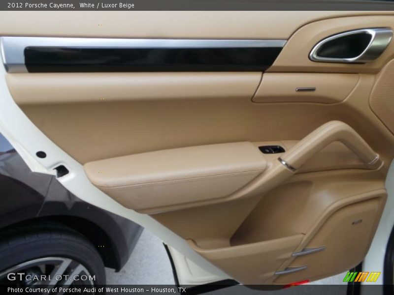 White / Luxor Beige 2012 Porsche Cayenne
