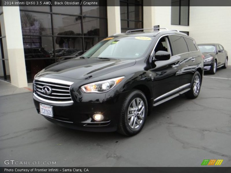Black Obsidian / Graphite 2014 Infiniti QX60 3.5 AWD