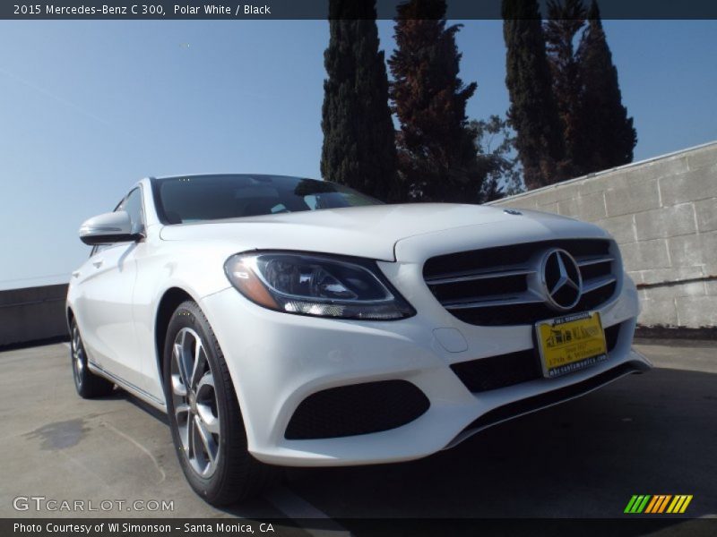 Polar White / Black 2015 Mercedes-Benz C 300