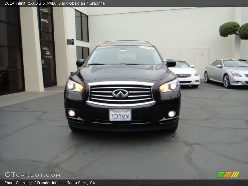 Black Obsidian / Graphite 2014 Infiniti QX60 3.5 AWD