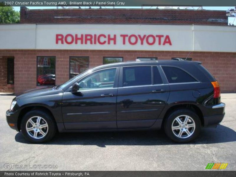 Brilliant Black / Pastel Slate Gray 2007 Chrysler Pacifica Touring AWD