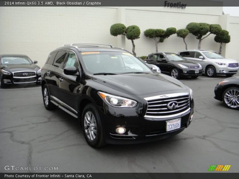 Black Obsidian / Graphite 2014 Infiniti QX60 3.5 AWD