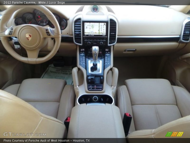 White / Luxor Beige 2012 Porsche Cayenne