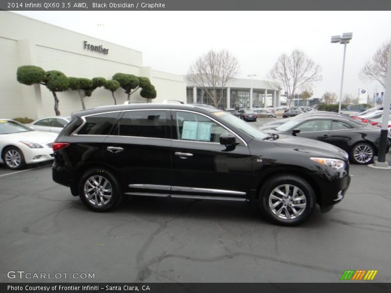 Black Obsidian / Graphite 2014 Infiniti QX60 3.5 AWD