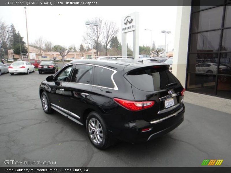 Black Obsidian / Graphite 2014 Infiniti QX60 3.5 AWD