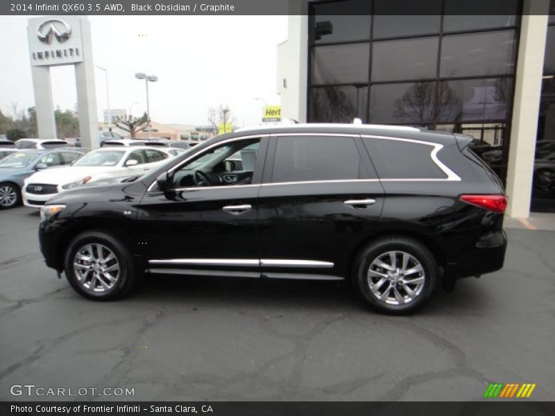  2014 QX60 3.5 AWD Black Obsidian