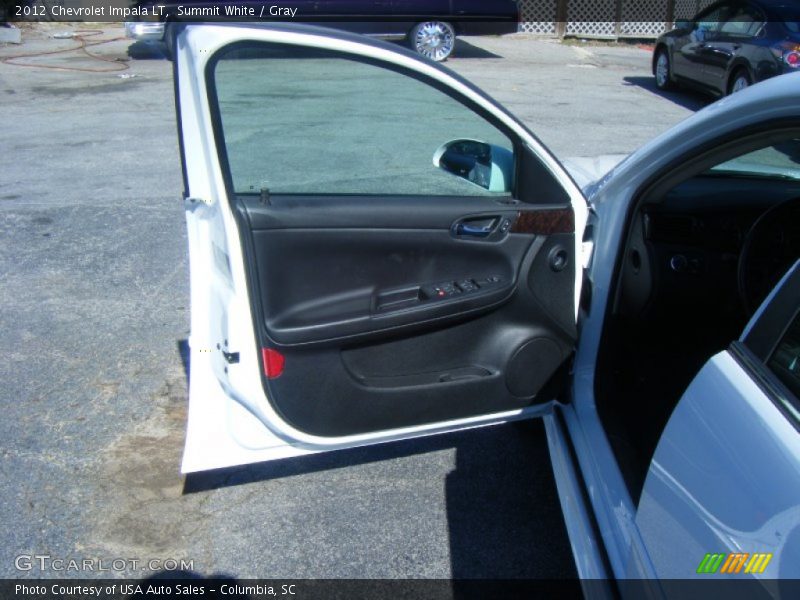 Summit White / Gray 2012 Chevrolet Impala LT