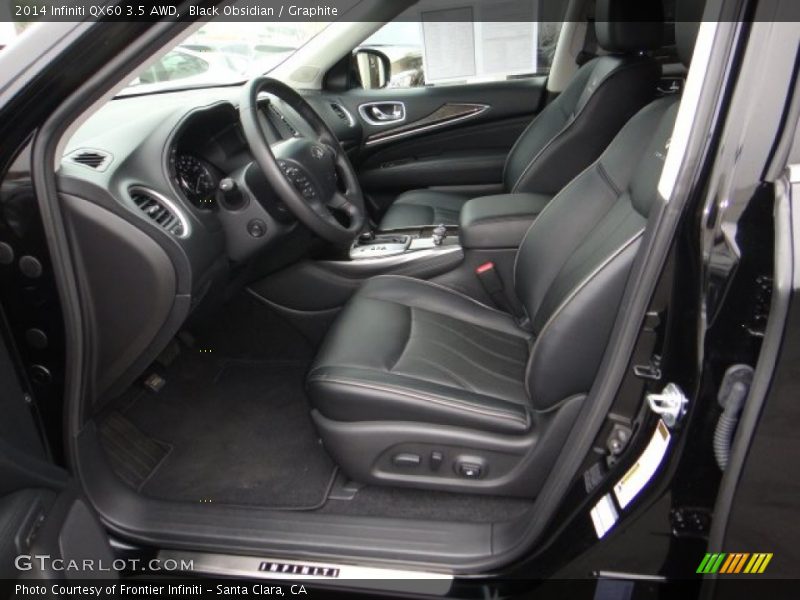 Black Obsidian / Graphite 2014 Infiniti QX60 3.5 AWD