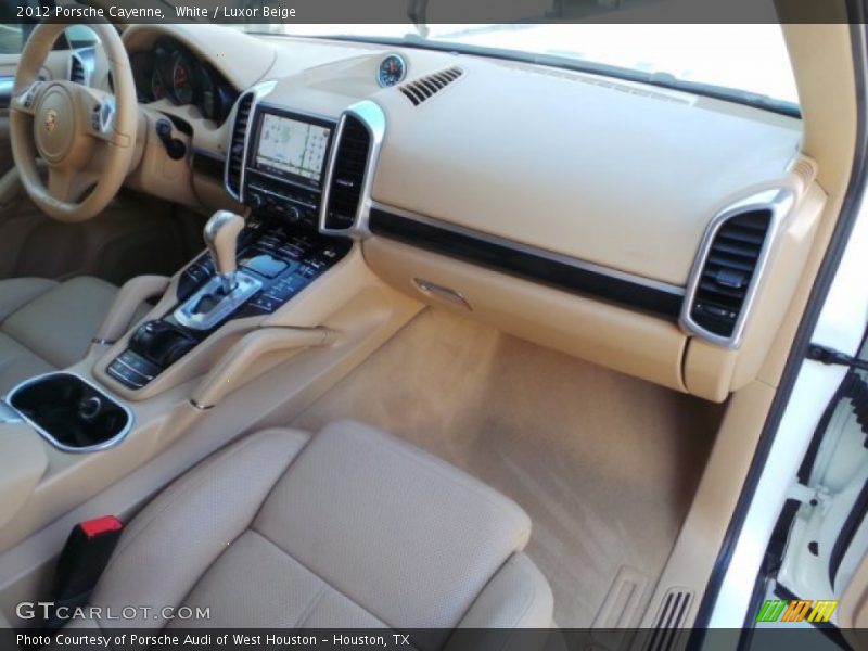 White / Luxor Beige 2012 Porsche Cayenne