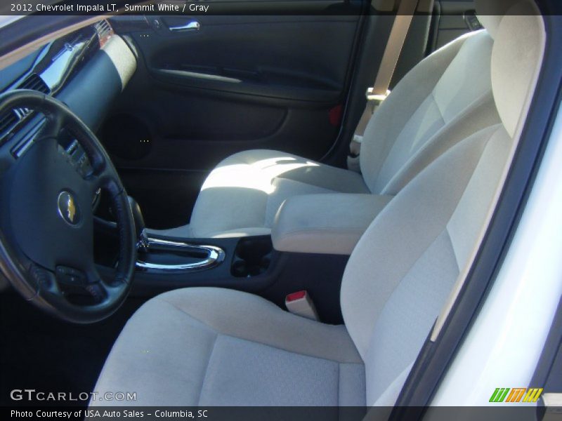 Summit White / Gray 2012 Chevrolet Impala LT