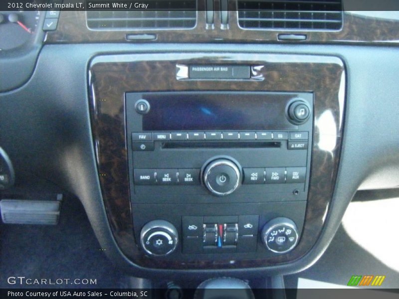 Summit White / Gray 2012 Chevrolet Impala LT