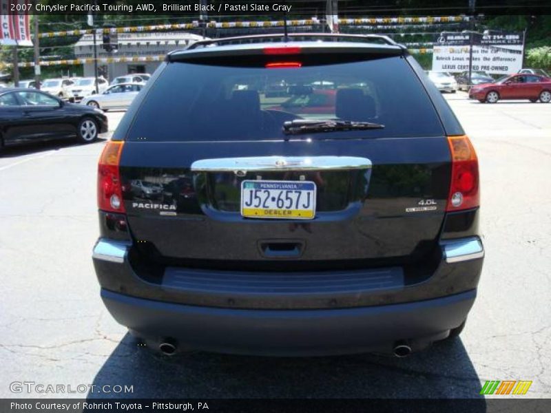 Brilliant Black / Pastel Slate Gray 2007 Chrysler Pacifica Touring AWD