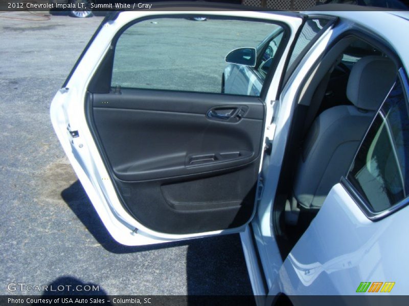 Summit White / Gray 2012 Chevrolet Impala LT
