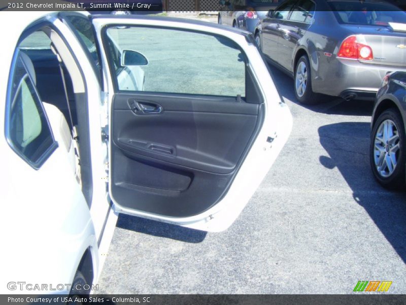 Summit White / Gray 2012 Chevrolet Impala LT