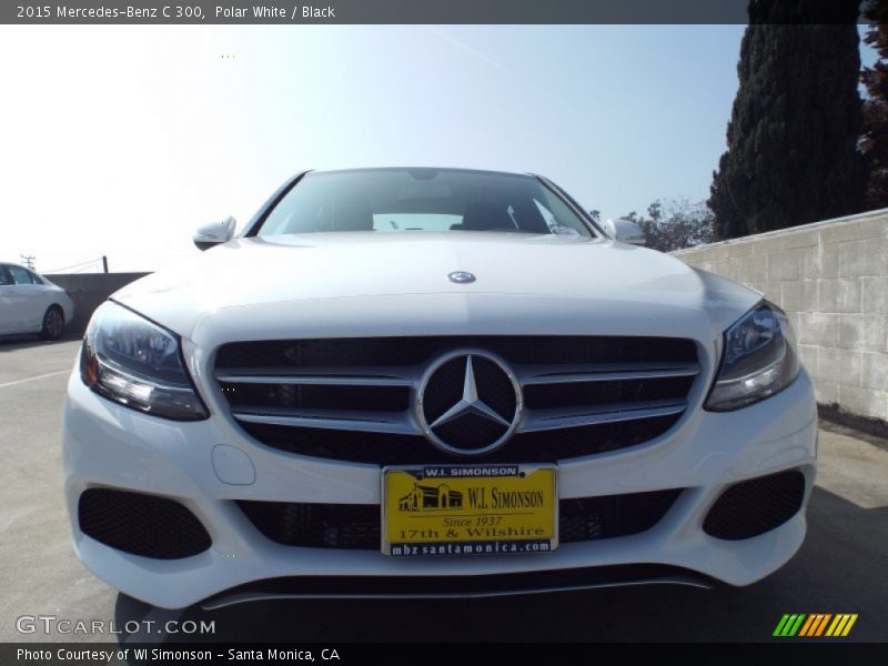 Polar White / Black 2015 Mercedes-Benz C 300